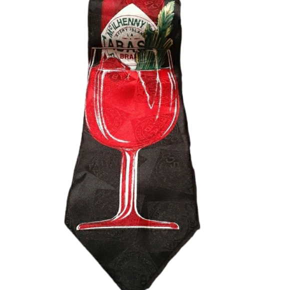 Tabasco graphic men's tie - Picture 4 of 5